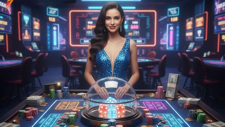 A person learning how to play online casino games on 55bmw with a user-friendly interface